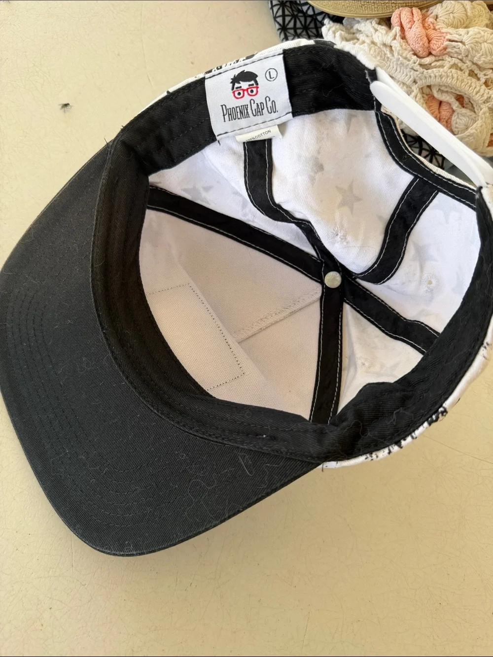 Phoenix Cap Co. Kids' Stars & Stripes Snapback Hat - White/Black/Red/Blue